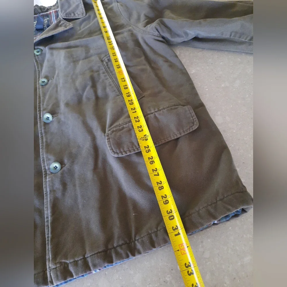 Eddie Bauer Olive Green Military Field Jacket